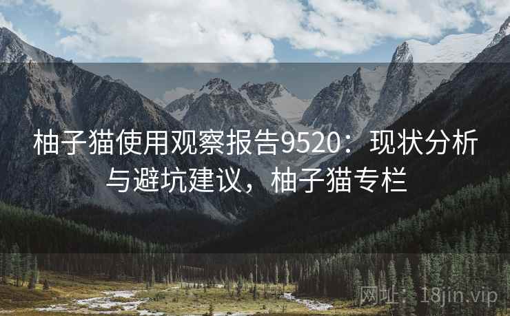 柚子猫使用观察报告9520：现状分析与避坑建议，柚子猫专栏